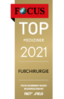 Focus Ärzteliste Top-Mediziner Fußchirurgie Siegel 2021